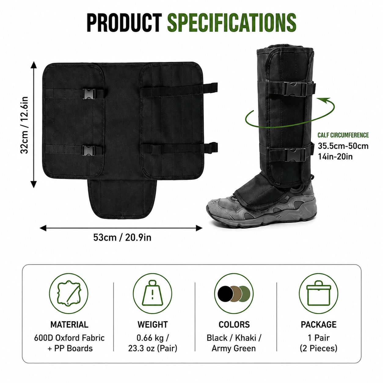 ViperGuard™ 360° Snake Protection Gaiters