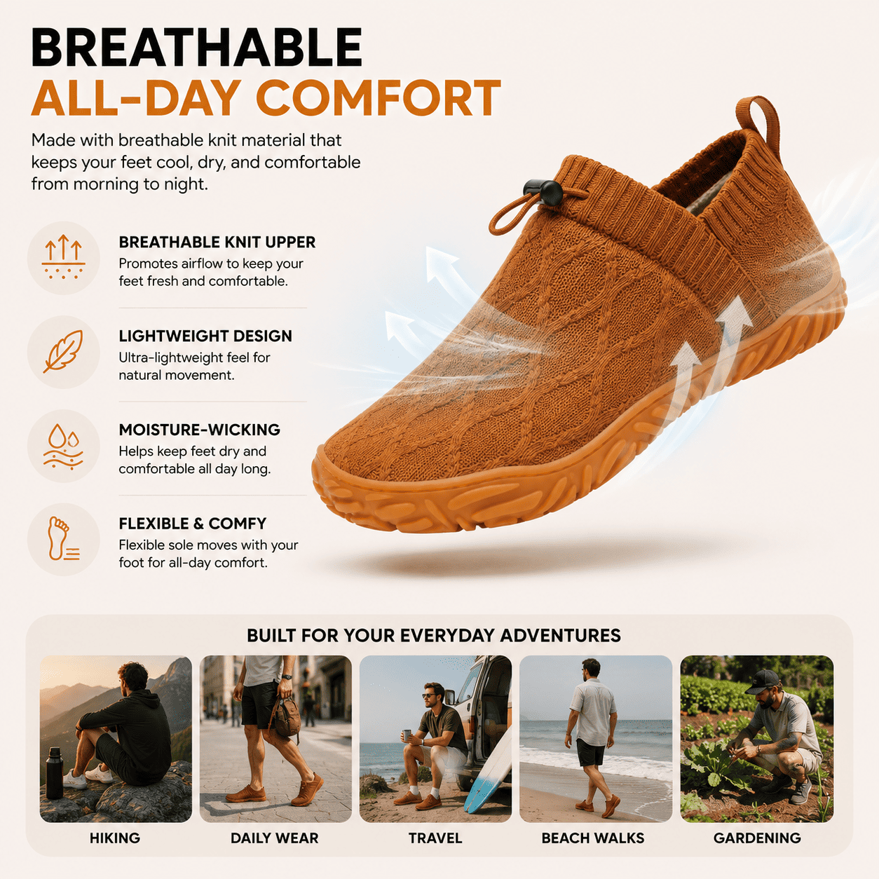Summer Pro | Ergonomic Slip-On Barefoot Shoes