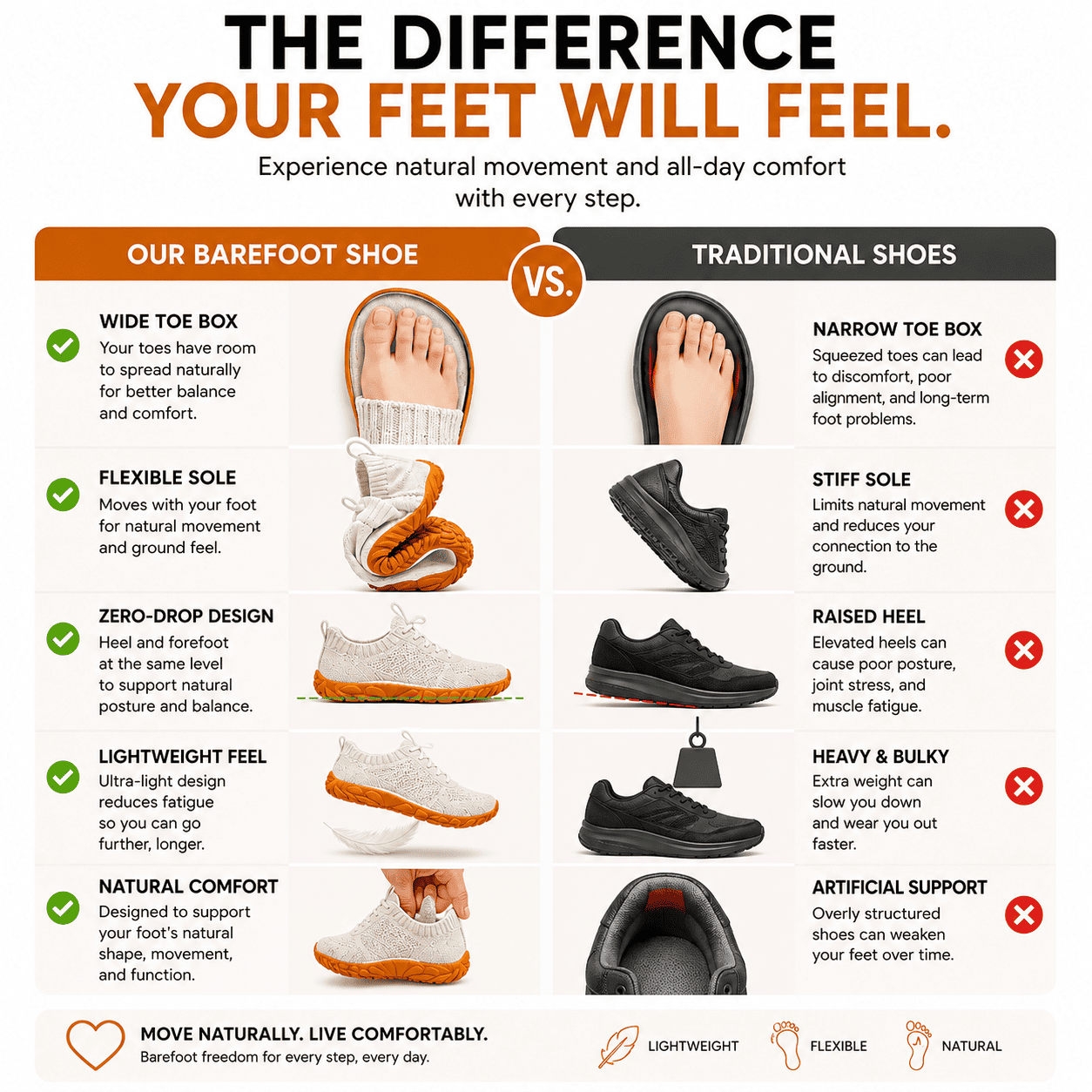 Summer Pro | Ergonomic Slip-On Barefoot Shoes