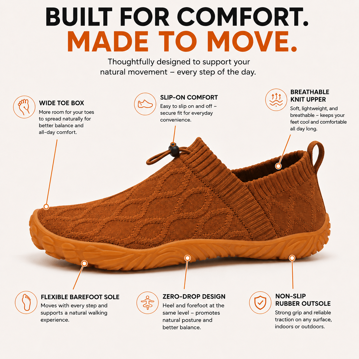 Summer Pro | Ergonomic Slip-On Barefoot Shoes