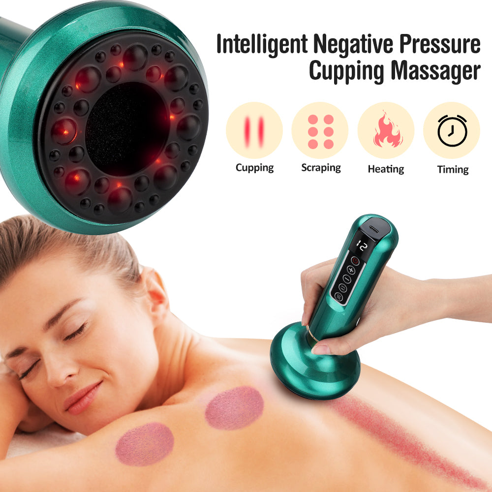 CuppaRelief™ Pro | Heated Vacuum Cupping & Deep Tissue Massage
