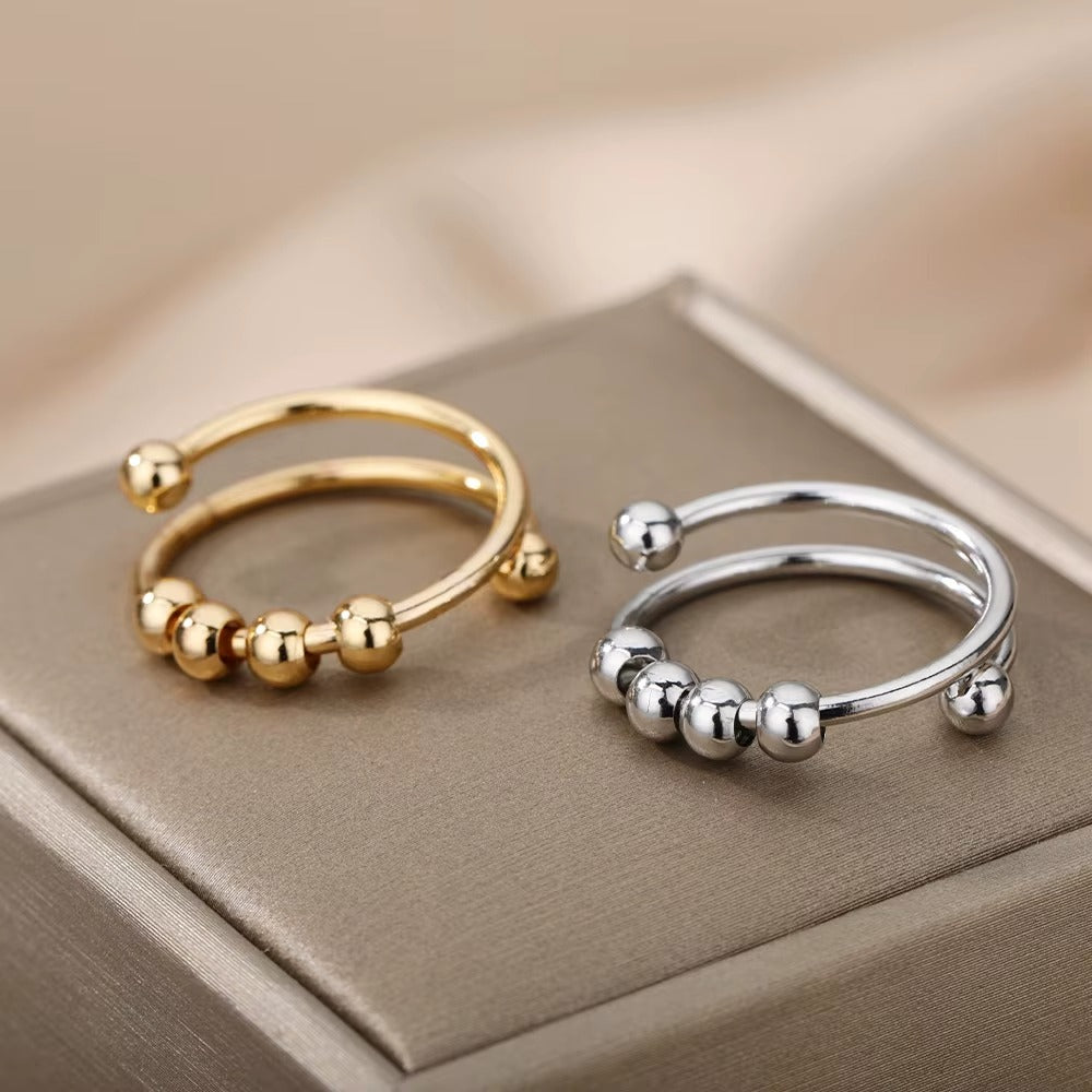 Luna Bead Ring