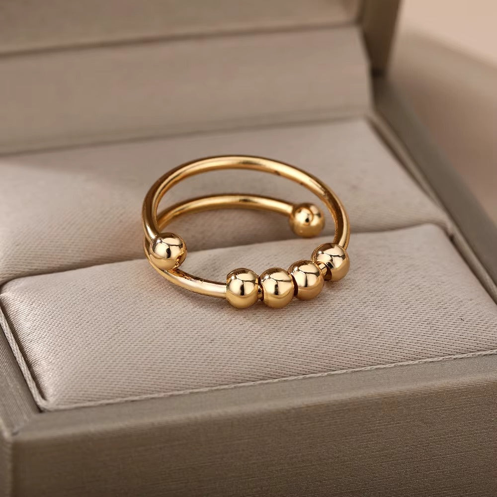Luna Bead Ring