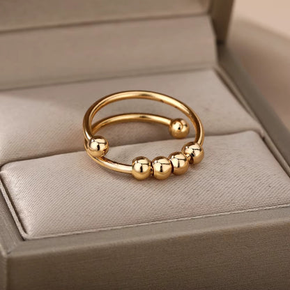 Luna Bead Ring
