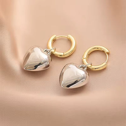 Amora Heart Hoops